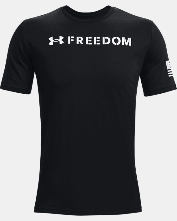Mens Under Armour Freedom Flag Bold Tactical Graphic T-Shirt NEW 